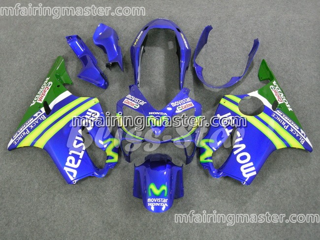 (image for) Fit for Honda CBR600 F4i 2004 2005 2006 2007 fairing kit injection molding Movistar blue