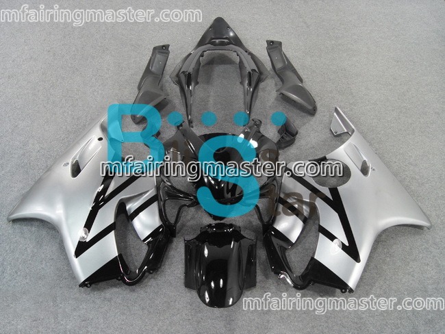 (image for) Fit for Honda CBR600 F4i 2004 2005 2006 2007 fairing kit injection molding Silver black