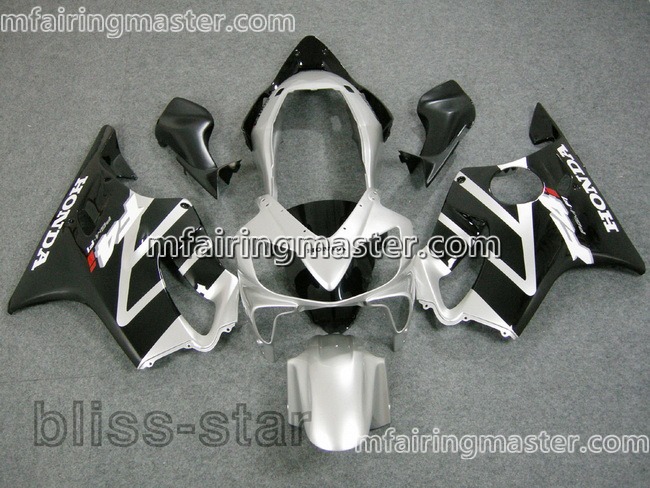 (image for) Fit for Honda CBR600 F4i 2004 2005 2006 2007 fairing kit injection molding Silver black