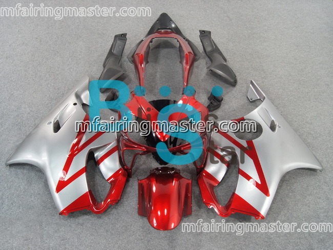 (image for) Fit for Honda CBR600 F4i 2004 2005 2006 2007 fairing kit injection molding Silver red