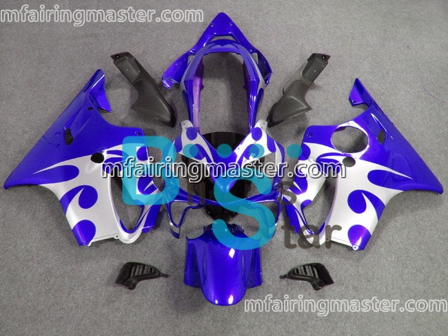 (image for) Fit for Honda CBR600 F4i 2004 2005 2006 2007 fairing kit injection molding Blue silver