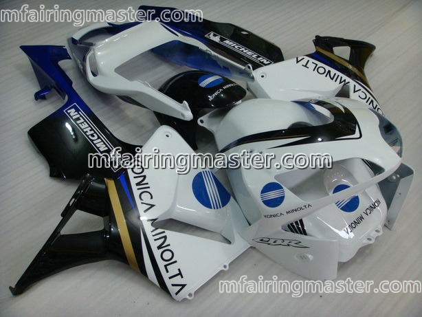 (image for) Fit for Honda CBR600RR F5 2003 2004 fairing kit injection molding Konica minolta white