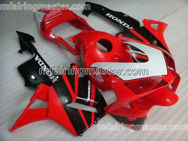 (image for) Fit for Honda CBR600RR F5 2003 2004 fairing kit injection molding Red white