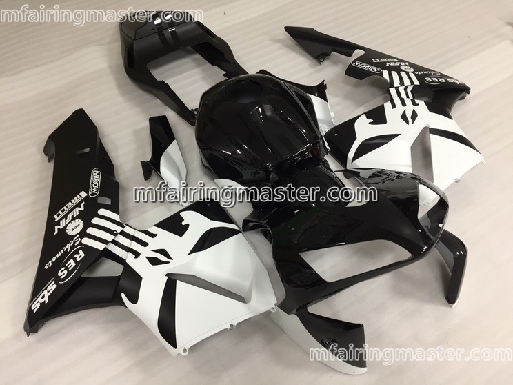 (image for) Fit for Honda CBR600RR F5 2003 2004 fairing kit injection molding White black