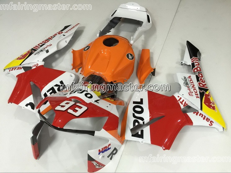 (image for) Fit for Honda CBR600RR F5 2003 2004 fairing kit injection molding Repsol red bull