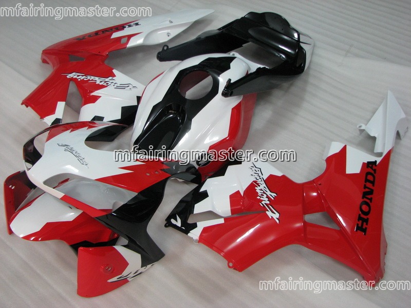 (image for) Fit for Honda CBR600RR F5 2003 2004 fairing kit injection molding Red white