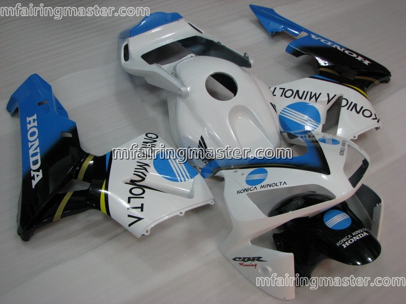 (image for) Fit for Honda CBR600RR F5 2003 2004 fairing kit injection molding Konica minolta blue