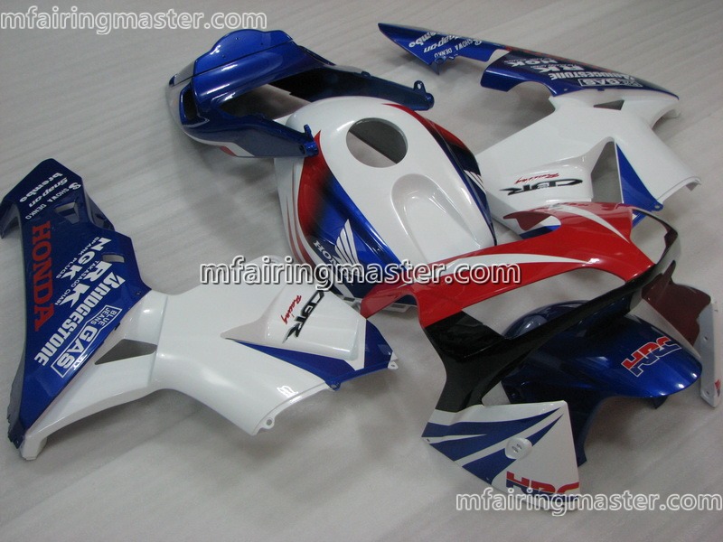 (image for) Fit for Honda CBR600RR F5 2003 2004 fairing kit injection molding HRC white