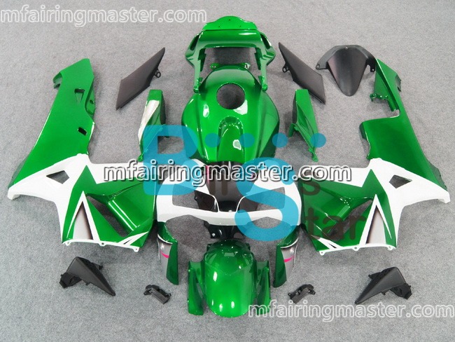 (image for) Fit for Honda CBR600RR F5 2003 2004 fairing kit injection molding Green white