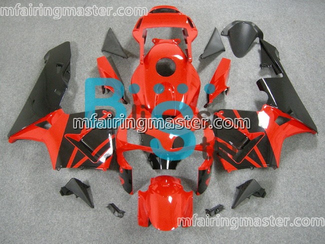 (image for) Fit for Honda CBR600RR F5 2003 2004 fairing kit injection molding Red black