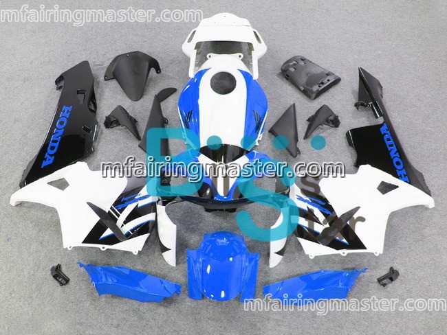 (image for) Fit for Honda CBR600RR F5 2003 2004 fairing kit injection molding Blue white