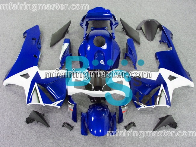 (image for) Fit for Honda CBR600RR F5 2003 2004 fairing kit injection molding Blue white