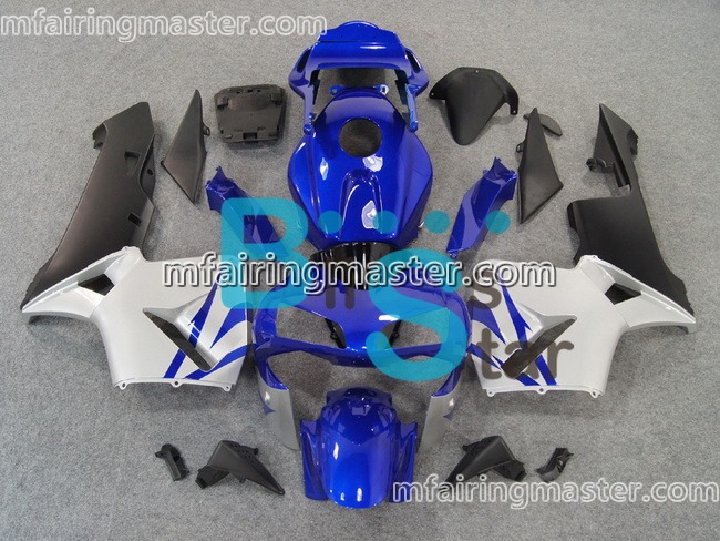 (image for) Fit for Honda CBR600RR F5 2003 2004 fairing kit injection molding Blue black