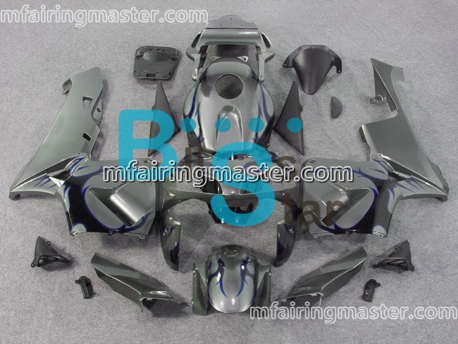 (image for) Fit for Honda CBR600RR F5 2003 2004 fairing kit injection molding Grey silver black