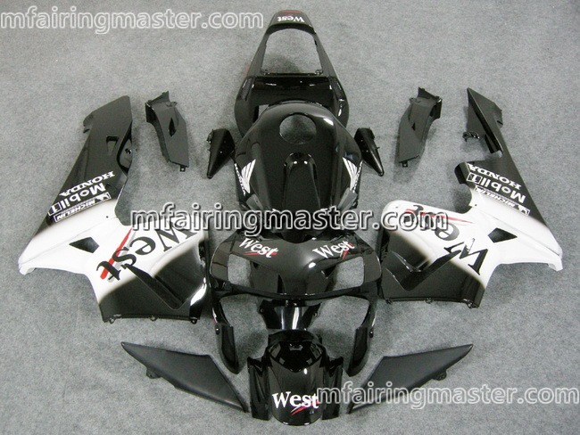 (image for) Fit for Honda CBR600RR F5 2003 2004 fairing kit injection molding Black west