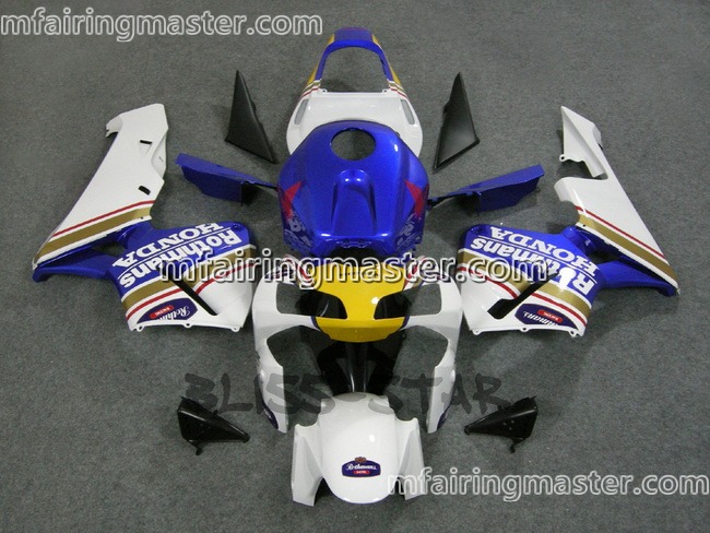 (image for) Fit for Honda CBR600RR F5 2003 2004 fairing kit injection molding Rothmans white