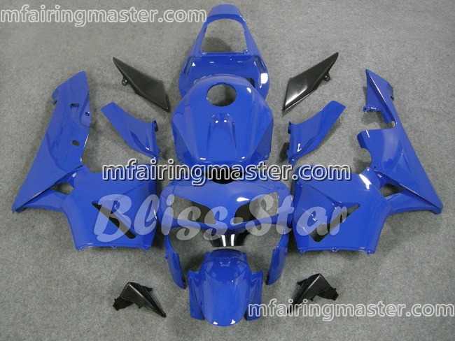 (image for) Fit for Honda CBR600RR F5 2003 2004 fairing kit injection molding Blue no decals