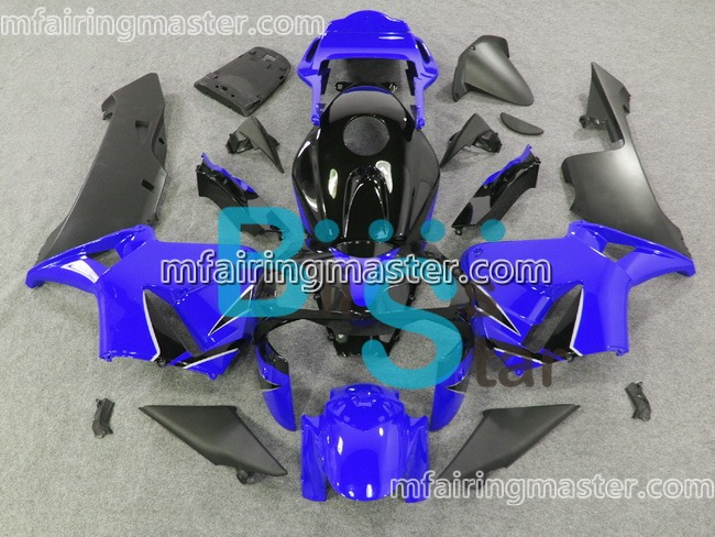 (image for) Fit for Honda CBR600RR F5 2003 2004 fairing kit injection molding Blue black