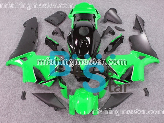 (image for) Fit for Honda CBR600RR F5 2003 2004 fairing kit injection molding Green black