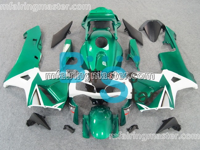 (image for) Fit for Honda CBR600RR F5 2003 2004 fairing kit injection molding White green