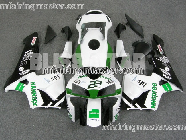 (image for) Fit for Honda CBR600RR F5 2003 2004 fairing kit injection molding Hannspree white