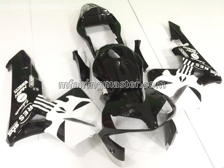 (image for) Fit for Honda CBR600RR F5 2003 2004 fairing kit injection molding White black