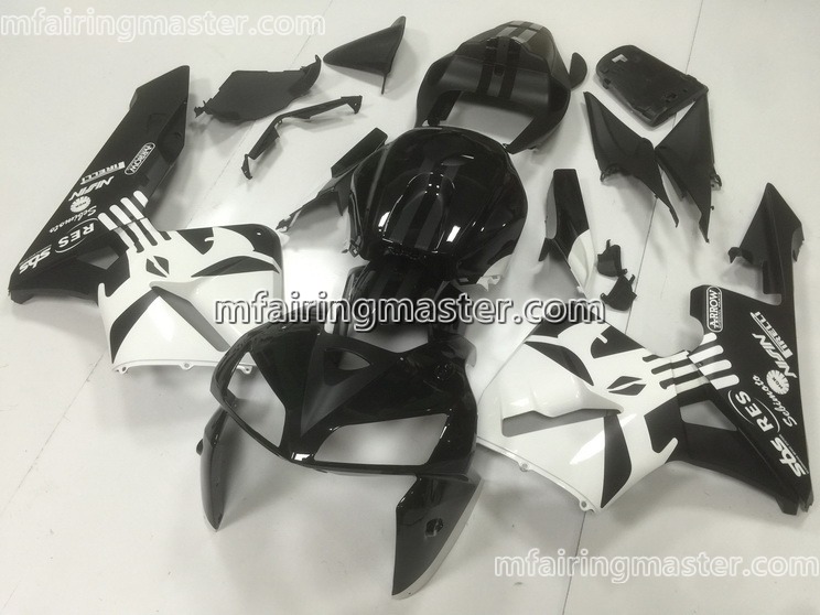 (image for) Fit for Honda CBR600RR F5 2005 2006 fairing kit injection molding White black