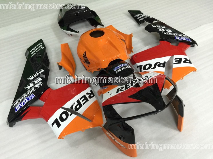 (image for) Fit for Honda CBR600RR F5 2005 2006 fairing kit injection molding Repsol red