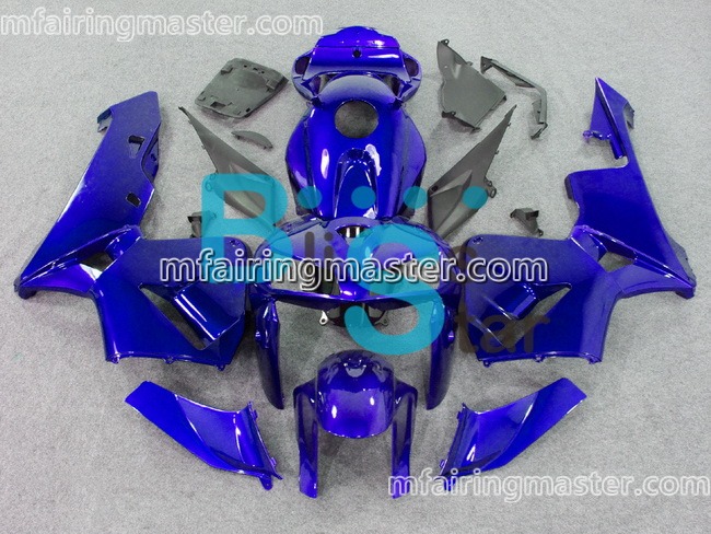 (image for) Fit for Honda CBR600RR F5 2005 2006 fairing kit injection molding blue no decals