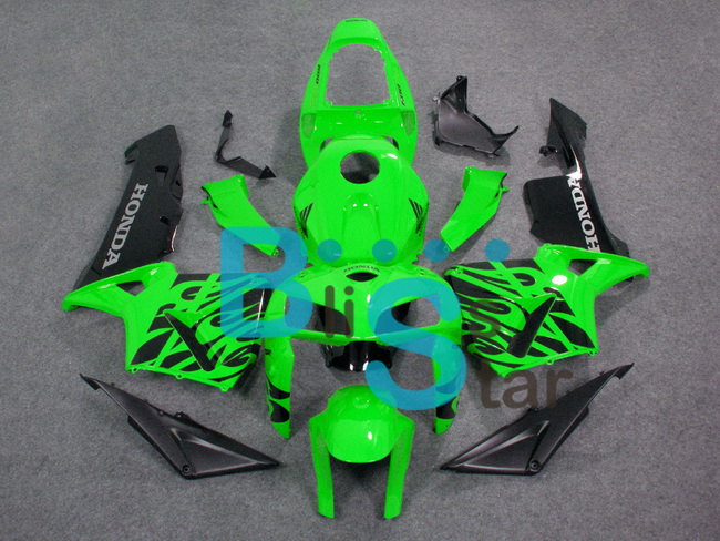 (image for) Fit for Honda CBR600RR F5 2005 2006 fairing kit injection molding Green black