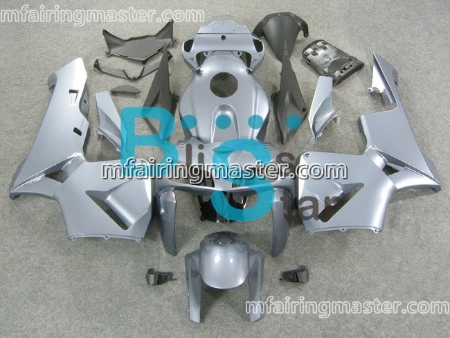 (image for) Fit for Honda CBR600RR F5 2005 2006 fairing kit injection molding Grey silver