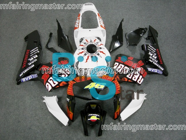 (image for) Fit for Honda CBR600RR F5 2005 2006 fairing kit injection molding 46 white