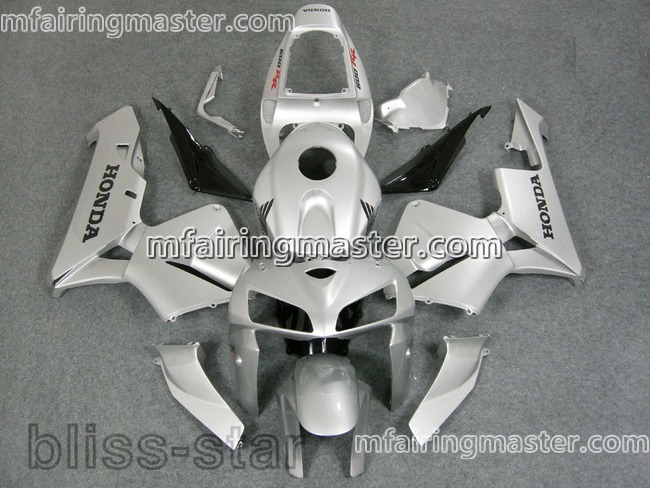 (image for) Fit for Honda CBR600RR F5 2005 2006 fairing kit injection molding Silver