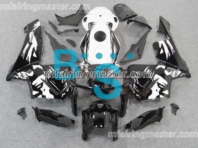 (image for) Fit for Honda CBR600RR F5 2005 2006 fairing kit injection molding White black