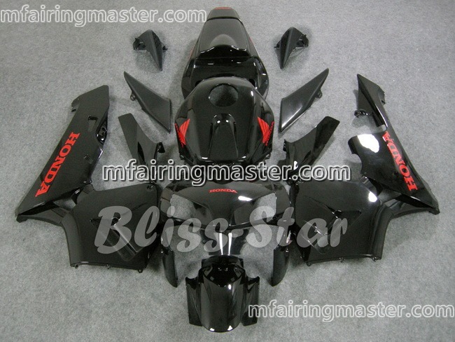 (image for) Fit for Honda CBR600RR F5 2005 2006 fairing kit injection molding Black