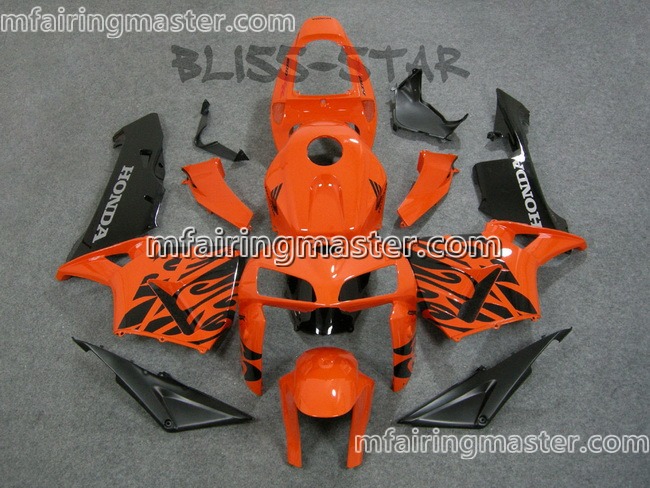 (image for) Fit for Honda CBR600RR F5 2005 2006 fairing kit injection molding Red black