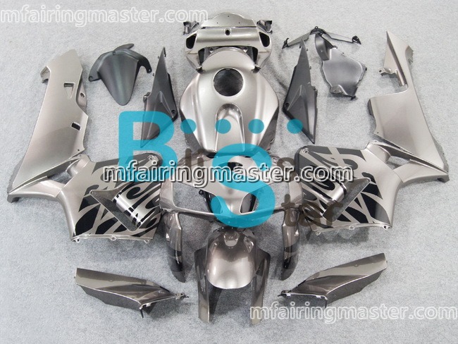 (image for) Fit for Honda CBR600RR F5 2005 2006 fairing kit injection molding Silver grey