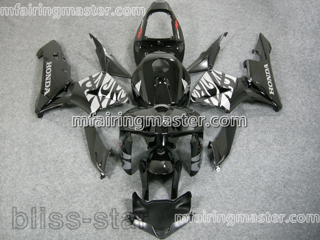 (image for) Fit for Honda CBR600RR F5 2005 2006 fairing kit injection molding Black silver