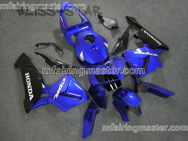 (image for) Fit for Honda CBR600RR F5 2005 2006 fairing kit injection molding Blue black