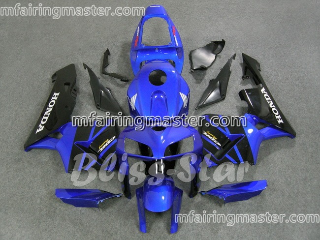 (image for) Fit for Honda CBR600RR F5 2005 2006 fairing kit injection molding Blue black