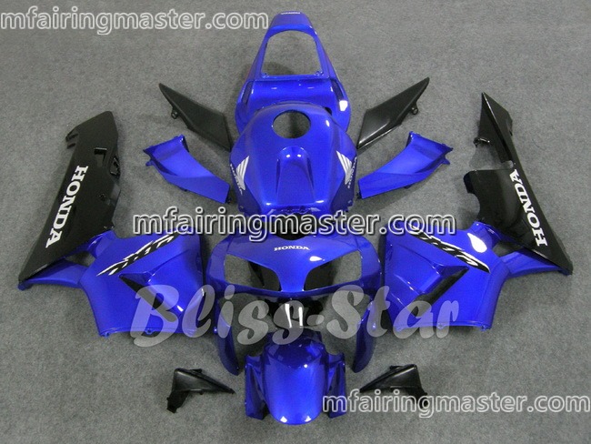 (image for) Fit for Honda CBR600RR F5 2005 2006 fairing kit injection molding Blue black