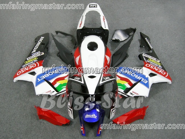 (image for) Fit for Honda CBR600RR F5 2005 2006 fairing kit injection molding Eurobet white