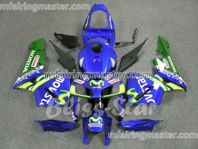 (image for) Fit for Honda CBR600RR F5 2005 2006 fairing kit injection molding Movistar blue