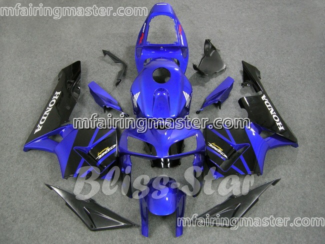 (image for) Fit for Honda CBR600RR F5 2005 2006 fairing kit injection molding Blue black