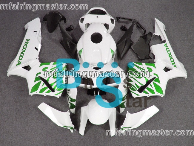 (image for) Fit for Honda CBR600RR F5 2005 2006 fairing kit injection molding White green