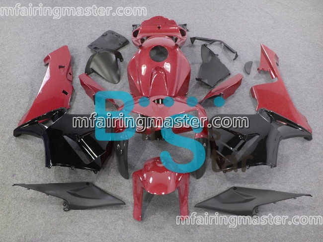 (image for) Fit for Honda CBR600RR F5 2005 2006 fairing kit injection molding Red black