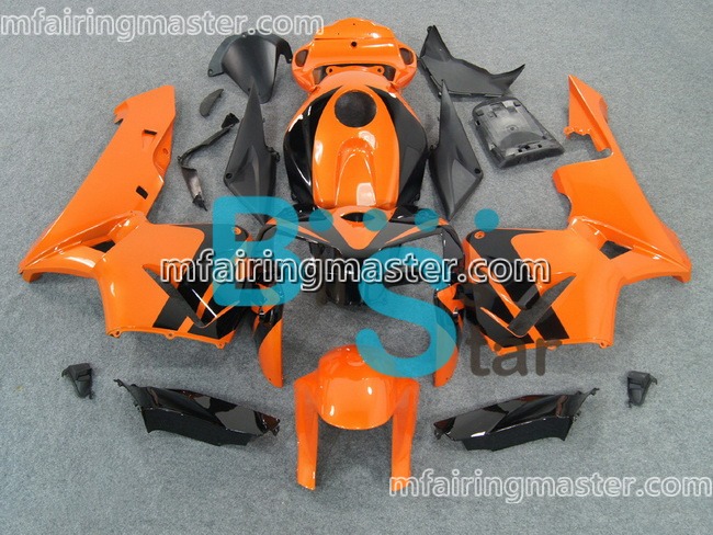 (image for) Fit for Honda CBR600RR F5 2005 2006 fairing kit injection molding Orange black