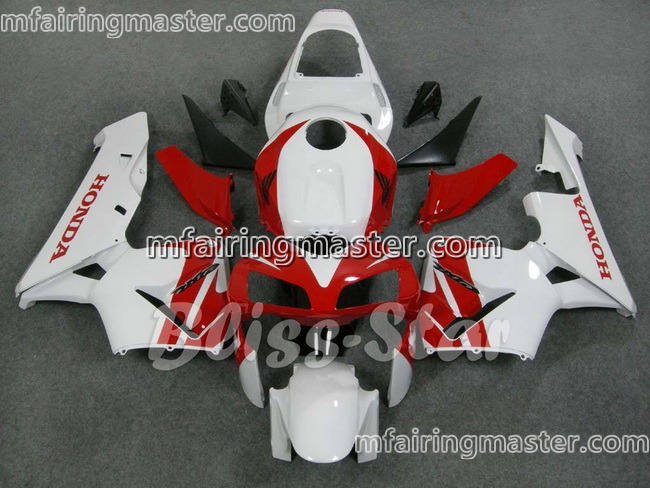 (image for) Fit for Honda CBR600RR F5 2005 2006 fairing kit injection molding Red white