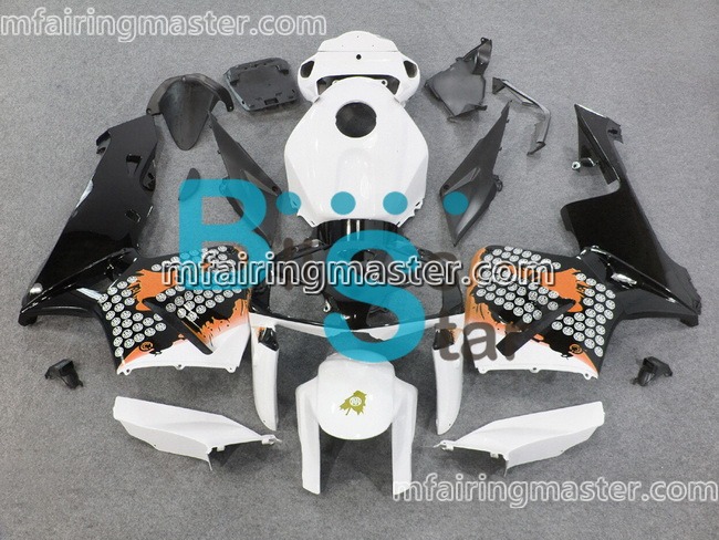 (image for) Fit for Honda CBR600RR F5 2005 2006 fairing kit injection molding White black