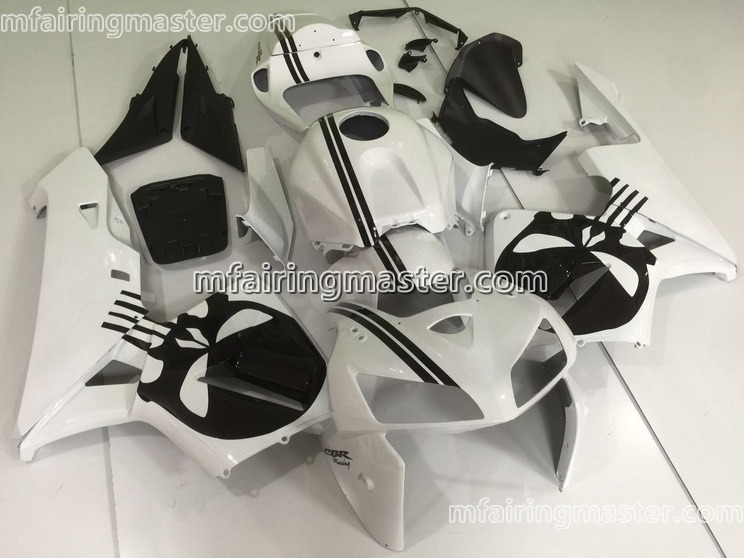 (image for) Fit for Honda CBR600RR F5 2005 2006 fairing kit injection molding Black white